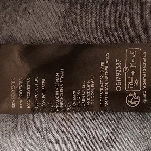 Urban Outfitters Kimchi Blue NWT Baroque Cherub Asymmetrical Ruffle Dress XL - Picture 9 of 9